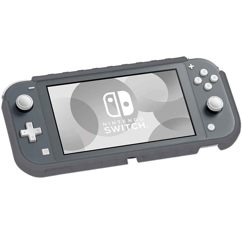 Nintendo Switch Lite Hybrid System Armor HORI Gray Clear Shock Dirt Protection